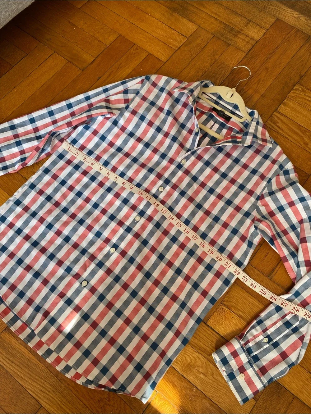 Banana Republic Non-Iron Classic Fit Plaid Button Down Shirt Men’s Medium